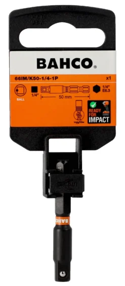 Adapteri Bahco 66IM 1/4" 50mm, 1kpl