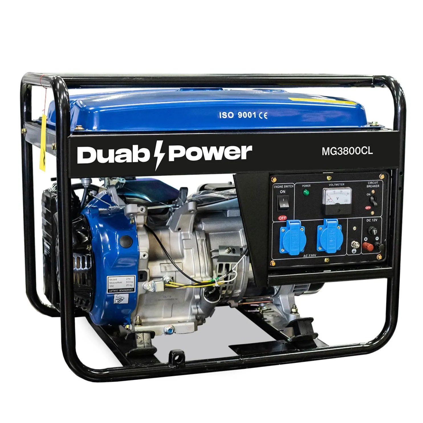 Aggregaatti Duab-Power MG4000 1-vaihe bensiini