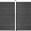 Aitapaneelisarja WPC 699x146 cm harmaa