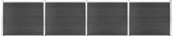 Aitapaneelisarja WPC 699x146 cm harmaa