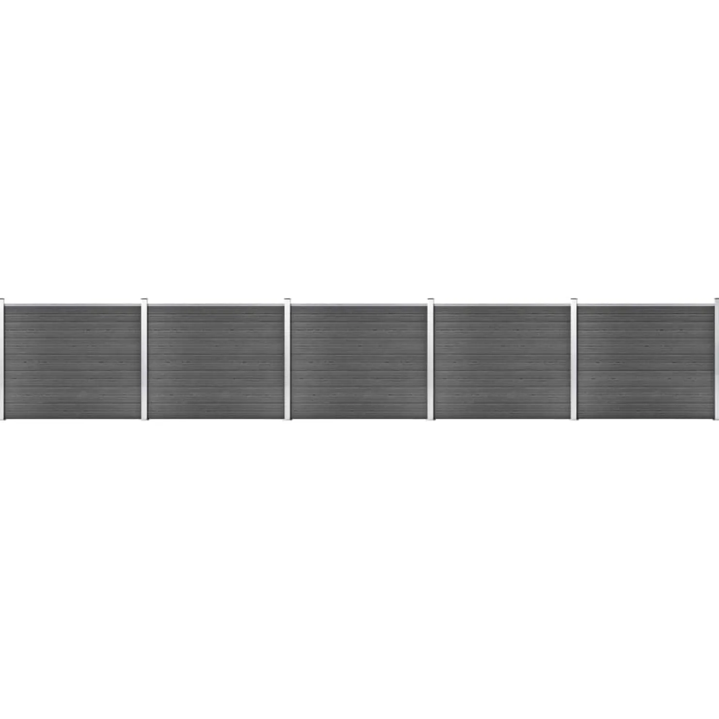 Aitapaneelisarja WPC 872x146 cm musta