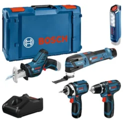 Akkukonesarja Bosch Professional 5 osaa 12V 3x2,0 Ah X+ L-Boxx