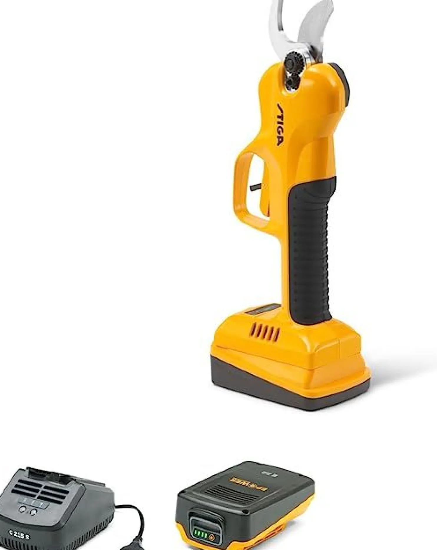 Akkuoksasakset Stiga SC 100E Kit 20V 2,0 Ah akulla