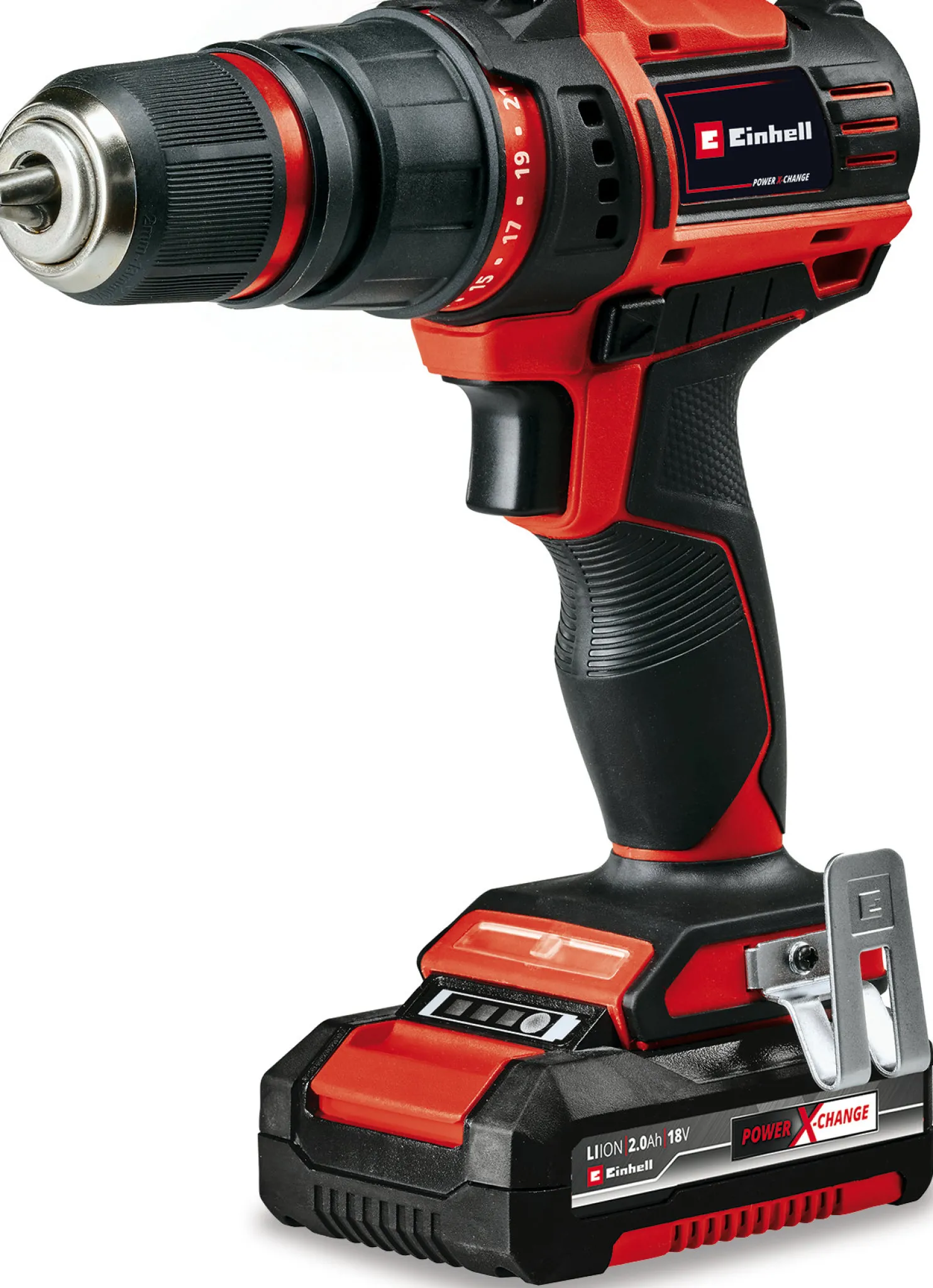 Akkuporakone Einhell PXC TE-CD 18/45 3X-Li +22 18V 2x2,0 Ah akuilla