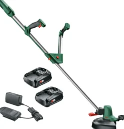 Akkutrimmeri Bosch UniversalGrassCut 18-260 18V 2x2,0 Ah akuilla