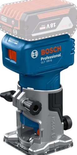 Akkuviimeistelyjyrsin Bosch Professional GLF 18V-8 Solo 18V ilman akkua