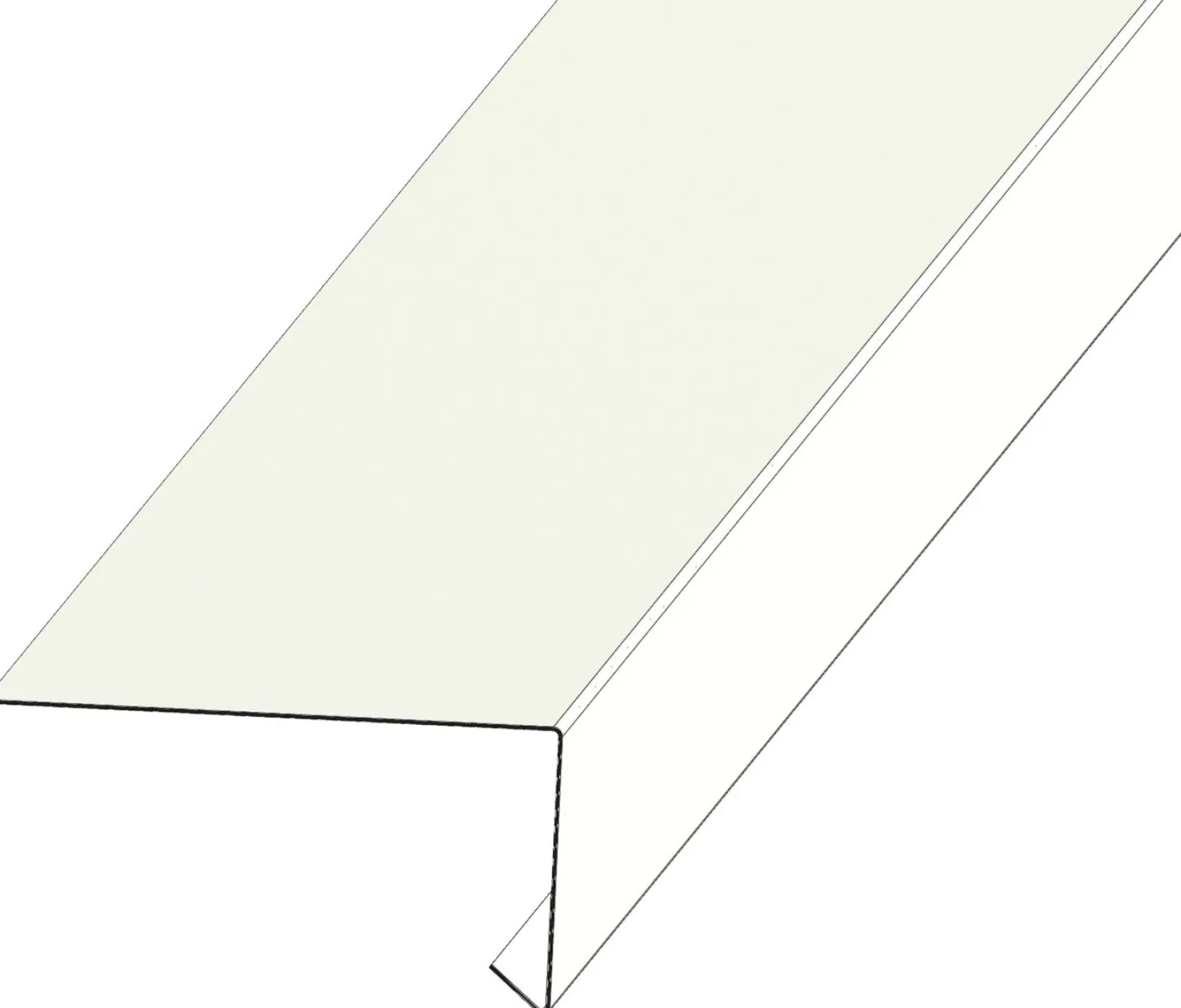 Alavesipelti Keraplast Pural 70x35mm, 3.0m, valkoinen