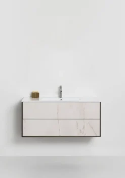 Allaskaappi altaalla Hafa Edge Stone, 470x1010x465mm, 2 ltk, savu tammi