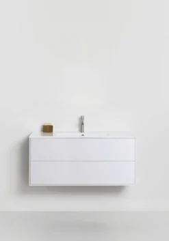 Allaskaappi altaalla Hafa Edge, 470x1010x465mm, 2 ltk, eri värejä