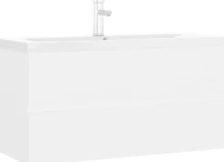 Allaskaappi altaalla, 90x38,5x45 cm, valkoinen