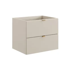 Allaskaappi Interia Dalia, laatikoilla, beige, eri kokoja