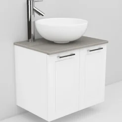 Allaskaappi ja Coast-allas Noro Flexline 5 600 mm marmoritaso eri värejä