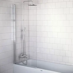 Ammeseinä Nordhem Öland II 700x1520 mm kromi/kirkas vasen