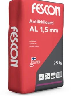 Antiikkilaasti Fescon AL 1,5 mm valkoinen 25 kg