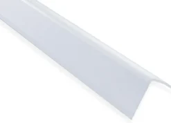 Askelkulmalista Maler uritettu 35x35x1000mm alumiini tarra valkoinen maalattu