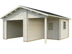 Autotalli Palmako Roger ilman ovea 21,9+5,2 m²