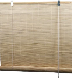 Bamburullaverho Ihanin natural pituus 180 cm eri leveyksiä