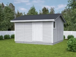 Elementtivarasto Timburg E15 4040x4240 mm 17.12 m² puuvalmis