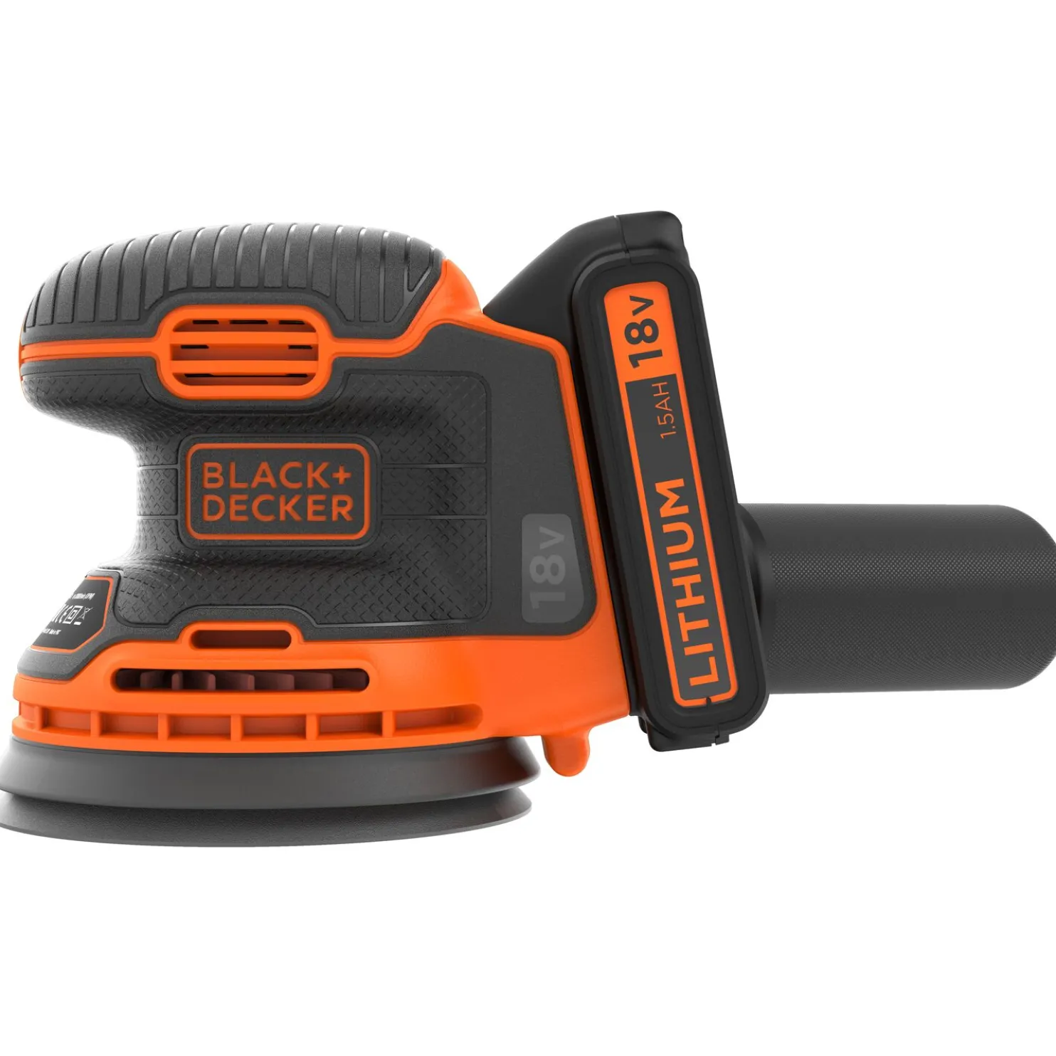 Epäkeskohiomakone Black+Decker BDCROS18 18V 1,5 Ah akulla