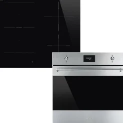Erillisuuni ja induktioliesitaso Smeg SF6301TVX SI1M4644D, teräs