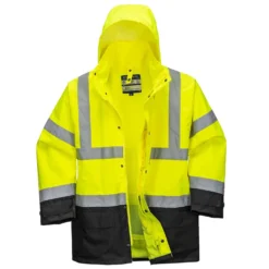 Esimiehen takki Portwest S768 300D 5-in-1 keltainen/musta