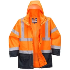 Esimiehen takki Portwest S768 300D 5-in-1 oranssi/sininen
