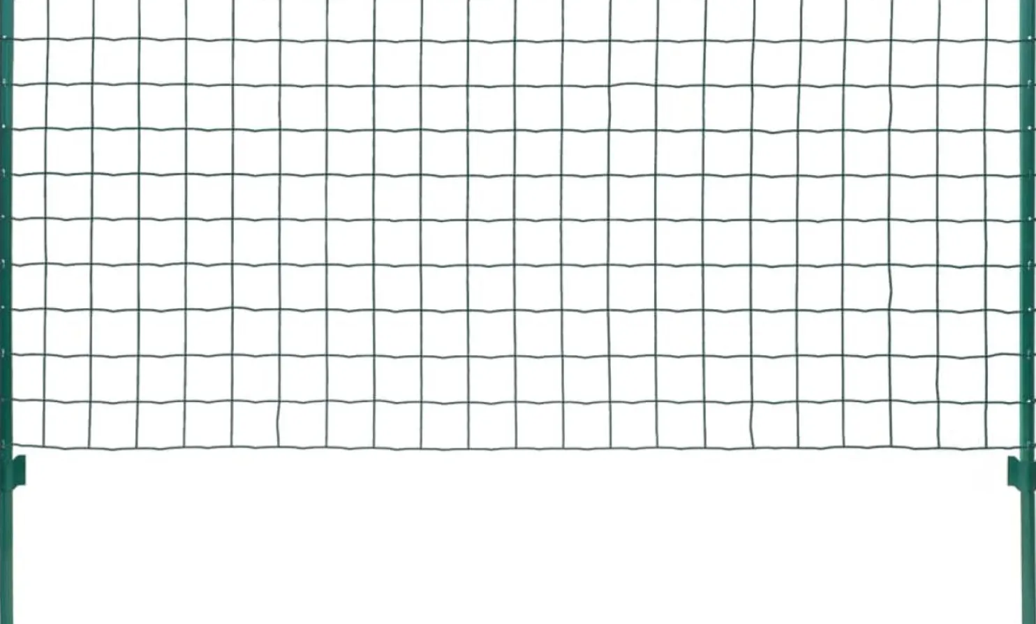 Euro-aita, teräs, 20x1,2 m, vihreä