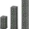Gabion-/kivikorisarja 3kpl galvanoitu vaijeri eri kokoja