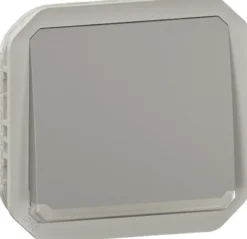 Hakuvalollinen painikemekanismi Legrand Plexo 1 NO 10 A IP55, harmaa