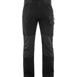 Housut Blåkläder 1422 Stretch musta/keltainen