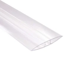 H-profiili Keraplast PC 6mm, kirkas 3,5 m