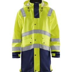 Huomiosadetakki Blåkläder 4326 Highvis huomiokeltainen/sininen