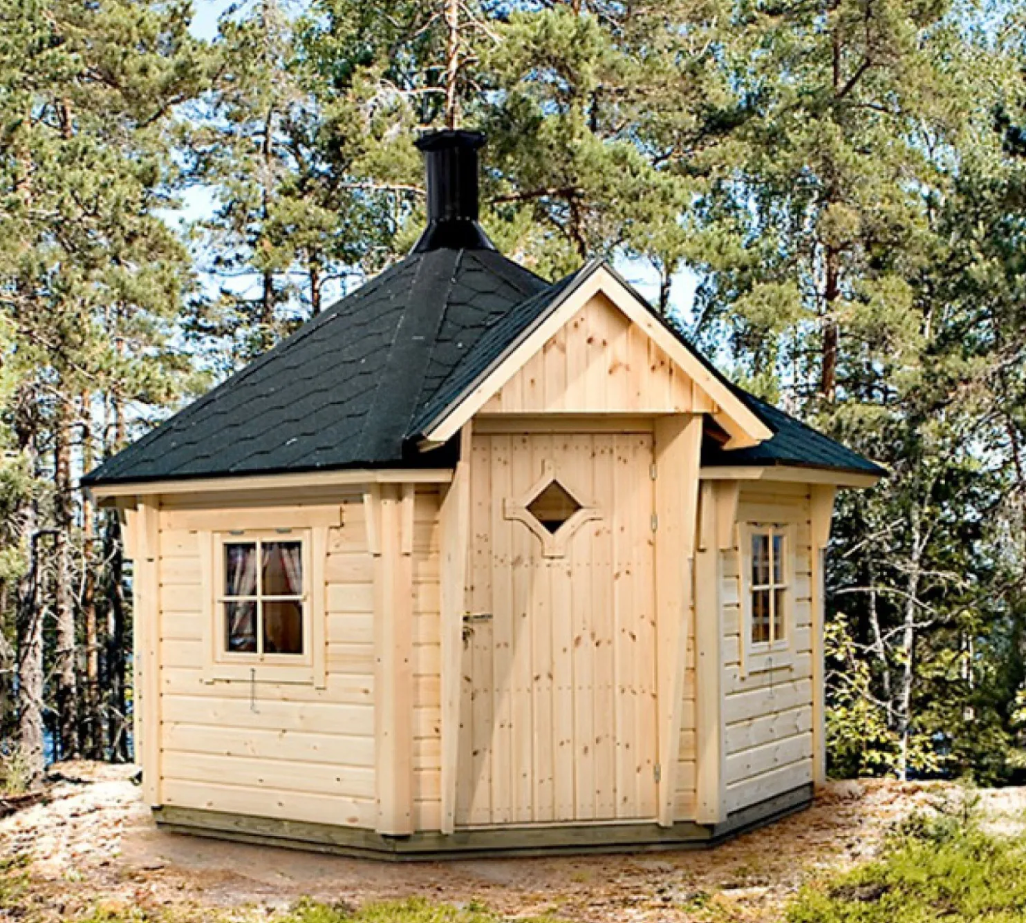 Huvimaja Jalotakka Kota 8-kulmainen (9,5m²)