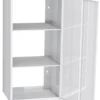 Hyllykaappi Polaria 400x850x350 mm yläkaappi oikeakätinen 2 hyllyä valkoinen