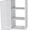 Hyllykaappi Polaria 400x850x350 mm yläkaappi vasenkätinen 2 hyllyä valkoinen