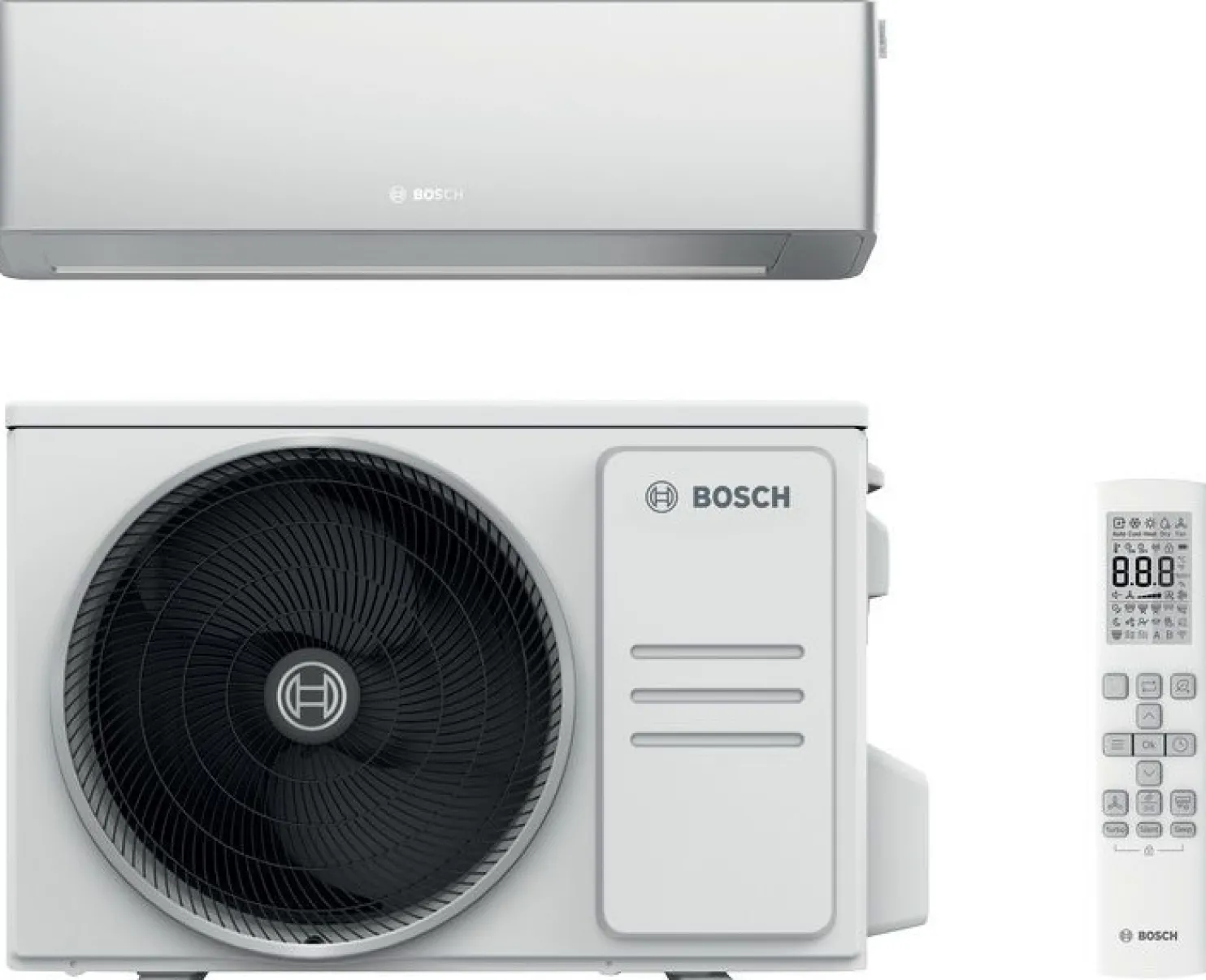 Ilmalämpöpumppu Bosch Climate 7100i-Set, WIFI
