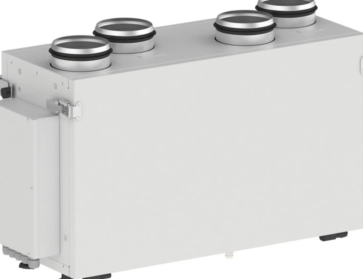 Ilmanvaihtokone Airsec 85V EC A2, vertikaalinen Ø 125 mm