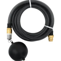 Imuletku messinkiliittimillä, PVC, 1,1