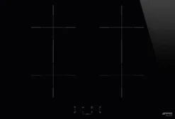 Induktioliesitaso Smeg SIB2741D, 75cm, musta