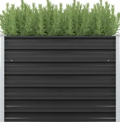 Istutuslaatikko antrasiitti 100x40x77 cm galv. teräs