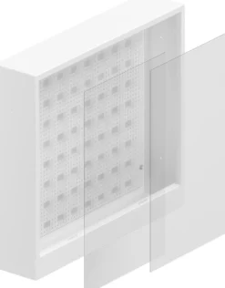 Jakotukkikaappi Uponor Aqua Plus B 550x500x108 mm