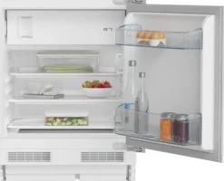 Jääkaappi pakastelokerolla Beko BU1154HCN, 60cm, 92/15 l, integroitava, valkoinen