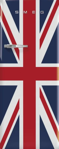 Jääkaappi pakastelokerolla Smeg Retro FAB28-DUJ5 Union Jack 60cm, 244/26 l