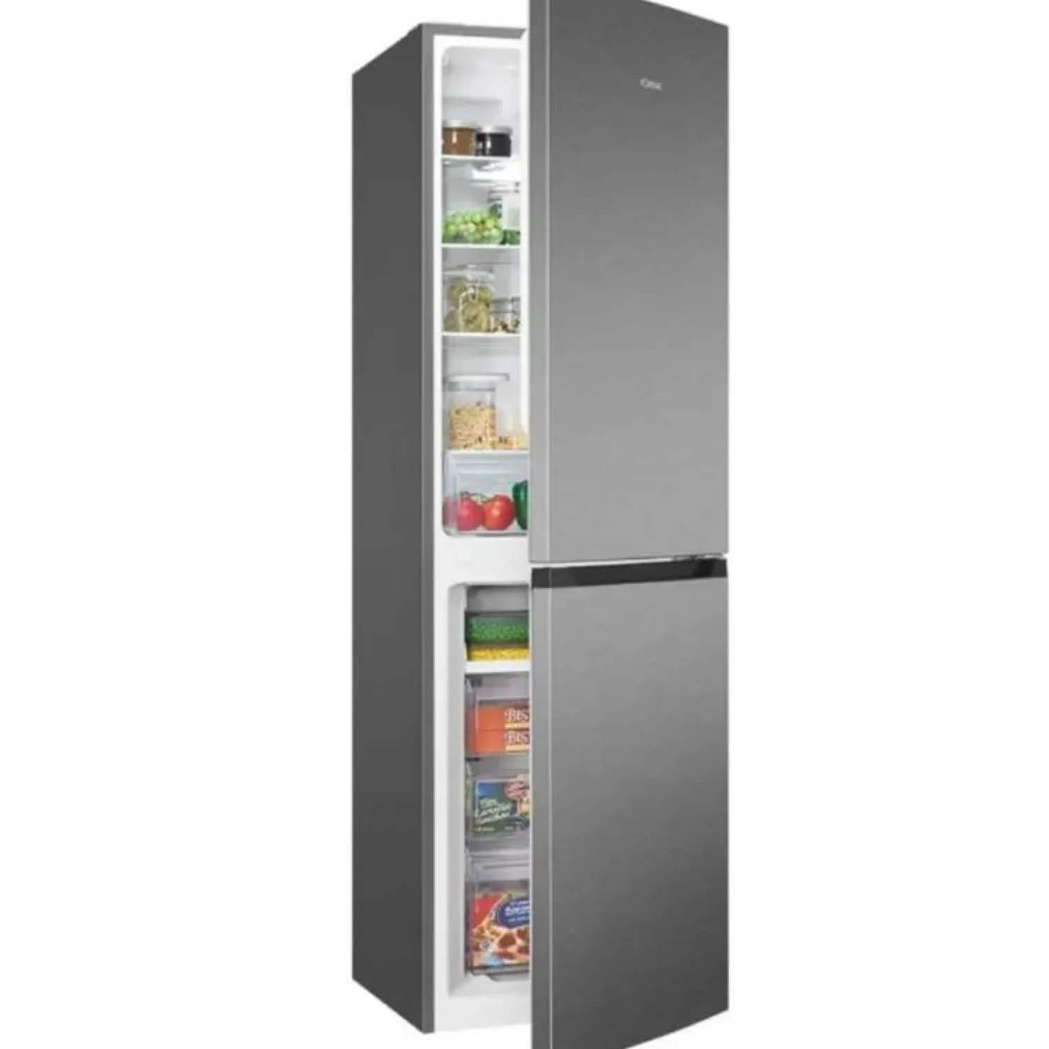 Jääkaappipakastin Bomann KG7360IX, 54.5cm, 165/82 l, teräs