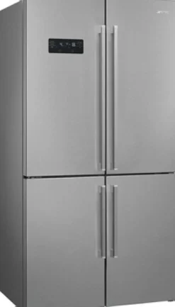 Jääkaappipakastin Smeg FQ60XDE French Door 84cm, 376/196 l, teräs