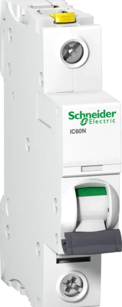 Johdonsuojakatkaisija Schneider Electric Acti9 iC60N 1-napainen C-käyrä 10A 6kA