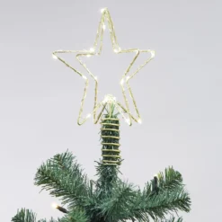 Joulukuusen latvatähti Nordic Winter 3D LED-valolla ja liiittimellä 25x19x19cm