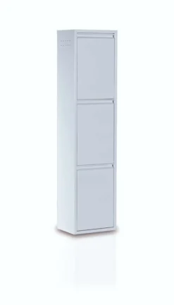Jätteiden lajittelukaappi Linento Furniture Doplo 3, 33x136cm