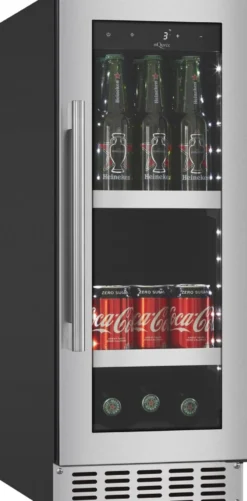 Juomakaappi mQuvée BeerServer 30 BS30S-700, 30cm, teräs, integroitava