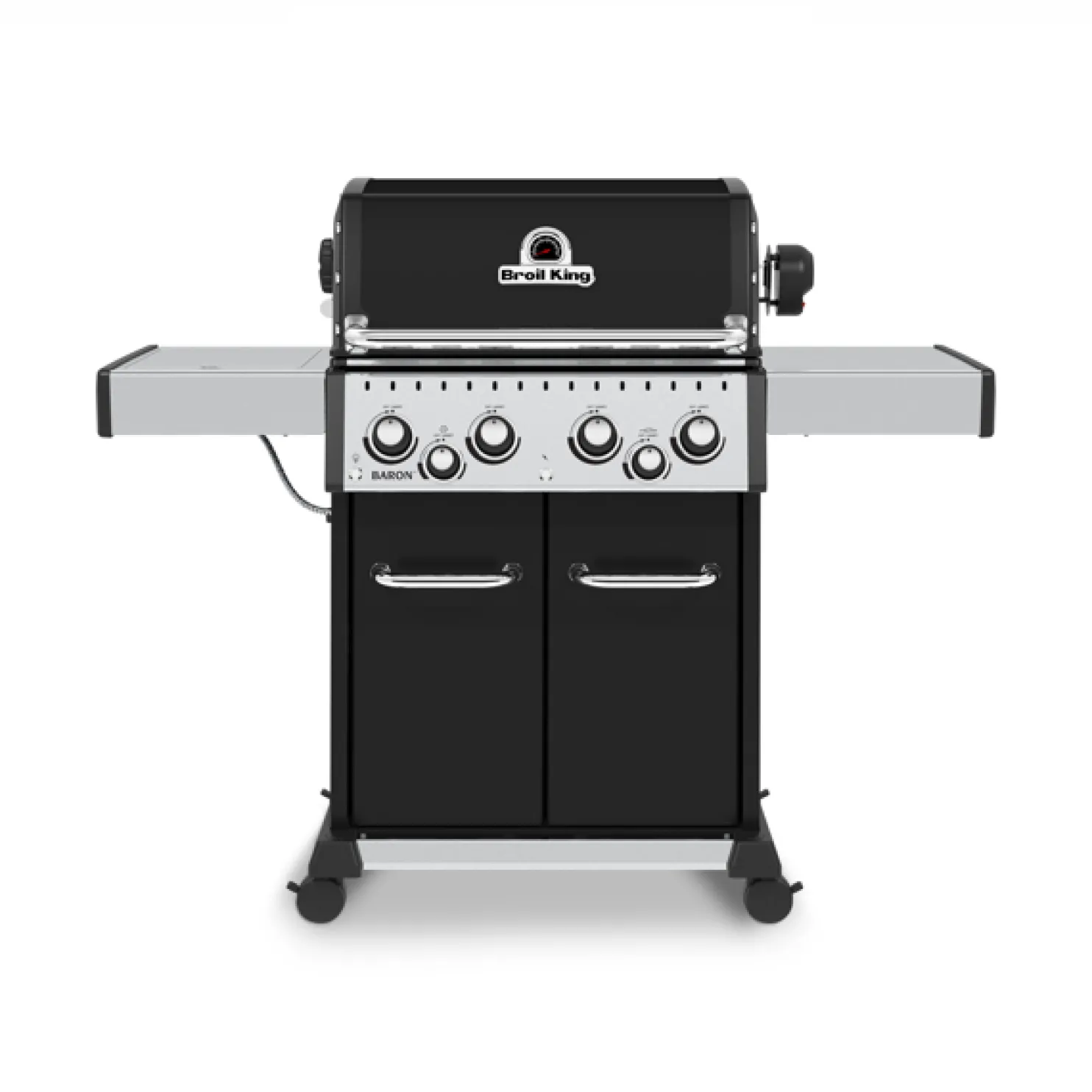 Kaasugrilli Broil King Baron 490 4 poltinta sivukeitin